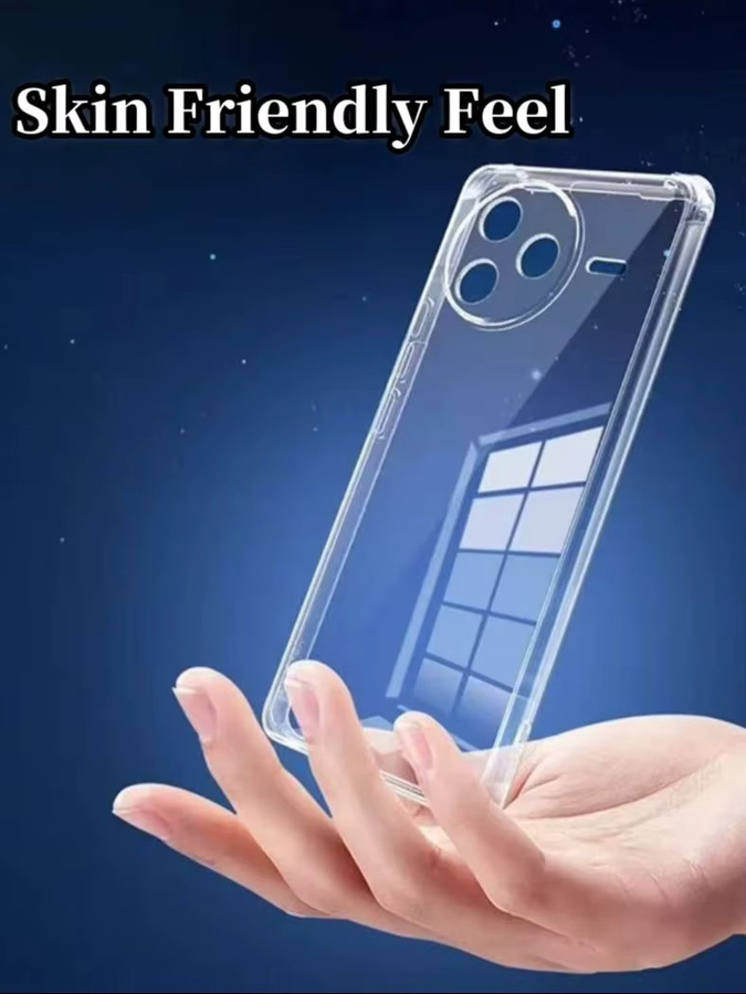 Transparente TPU stoßfeste Schutzhülle für Xiaomi POCO F7 Pro, POCO F6 und POCO F6 Pro - Bild 5