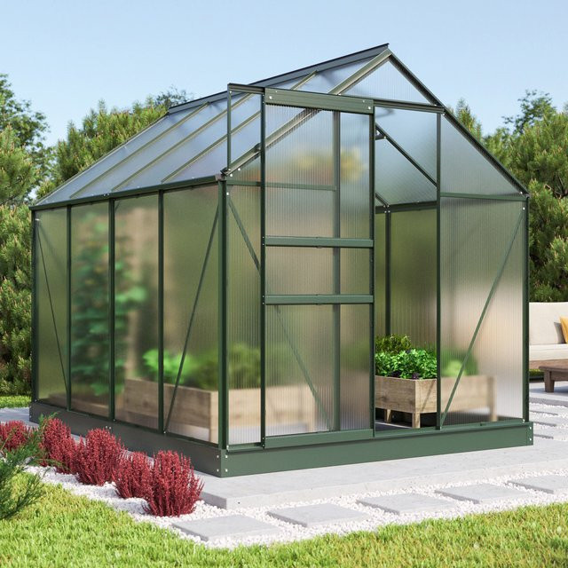 Vitavia Gewächshaus Comet 5000 in Smaragd mit 5,0 m² Fläche und 4 mm HKP - Bild 1