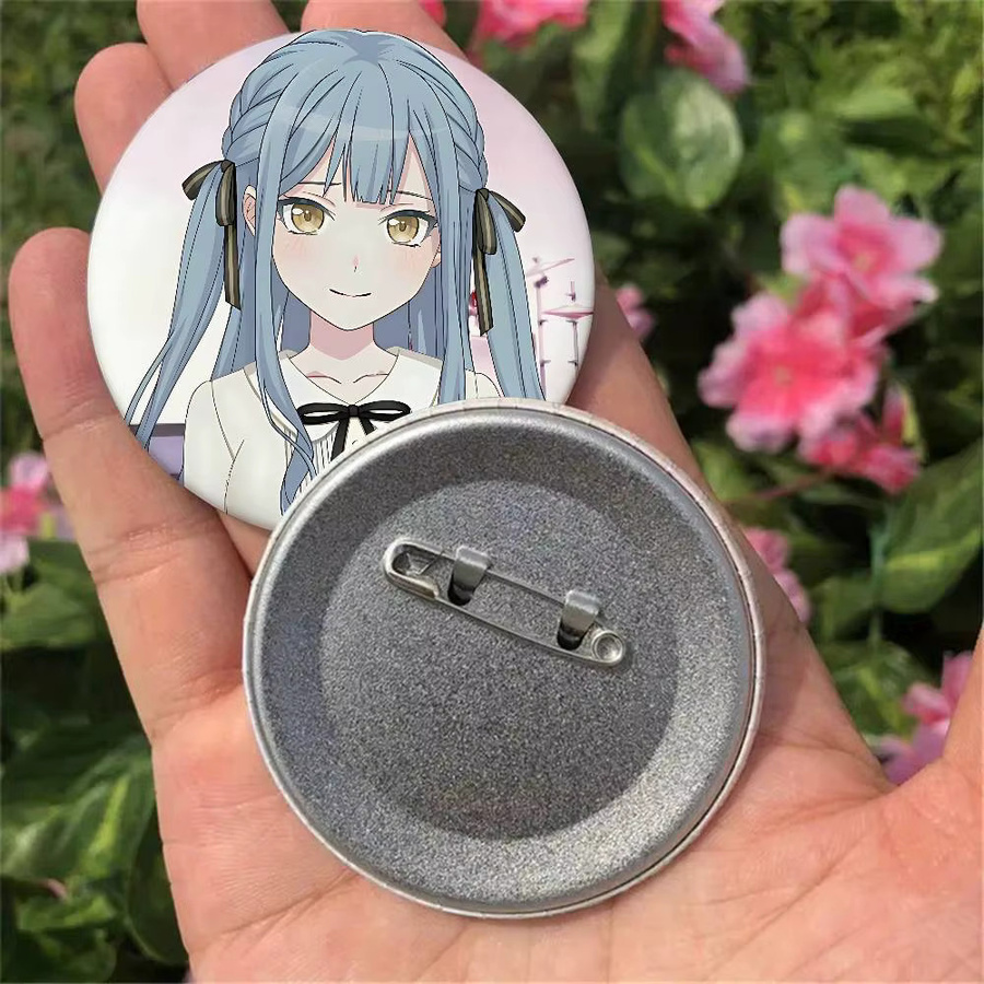 B-Bang Dream Ave Mujica Cartoon-Anstecker, Runde Cosplay-Pins - Bild 3