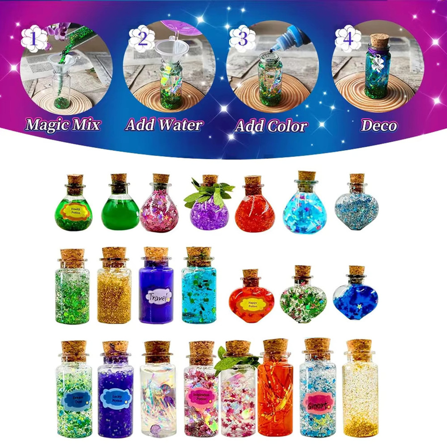 LDomet DIY Fairy Magical Potions Kit, Trankherstellungsset, 22-teiliges Set, ab 6 Jahren - Bild 4