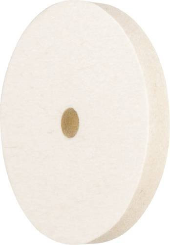 PFERD Filzscheibe FK SC 8010/10M weiß mittelhart für Polierarbeiten Durchmesser: 80 mm, Bohrungs-Ø: 10 mm, 5er Pack - Bild 1
