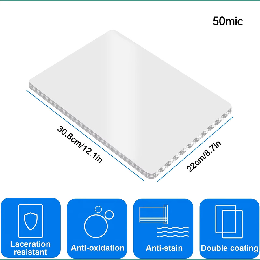ESHANG A4 Laminierhüllen, 100er-Pack, transparent, 22 x 30,7 cm - Bild 2