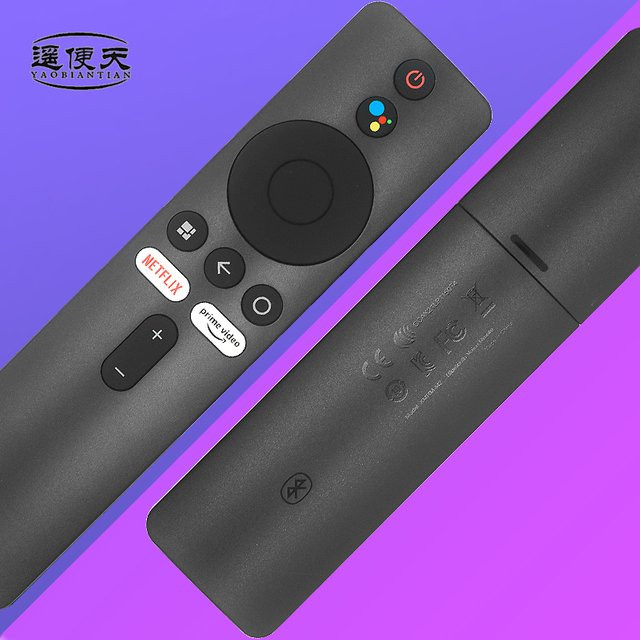 Xiaomi XMRM-M2 Bluetooth-Sprachfernbedienung für MI TV Stick 4K, Schwarz - Bild 1