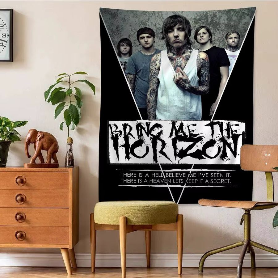 Bring Me The Horizon Anime Wandteppich im Tarot-Stil für deine Heimdekoration - Bild 5