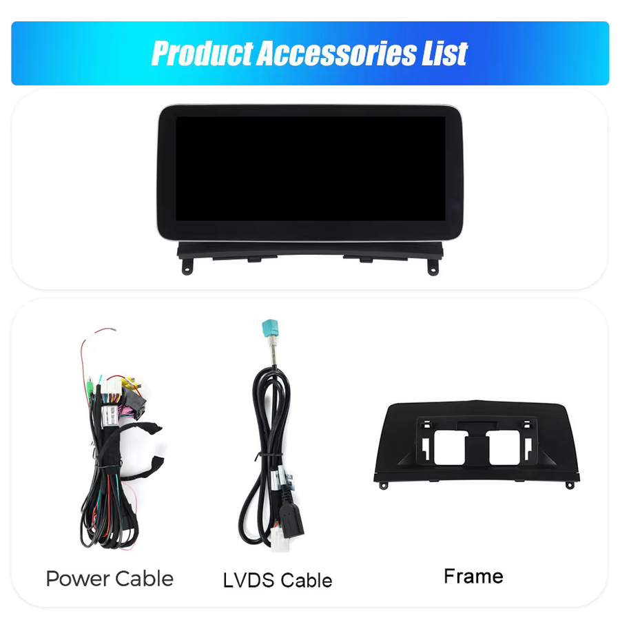 MEKEDE Android Auto und Wireless CarPlay Multimedia-Player mit Linux-System für Mercedes-Benz C-Klasse W204 S204 (2008-2010) NTG 4.0, 10,25 Zoll QLED Display, Schwarz - Bild 6