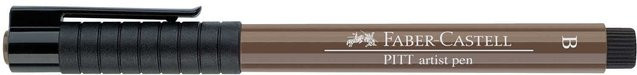 Faber Castell PITT artist pen brush Walnußbraun - Bild 1