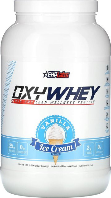 EHPlabs OxyWhey Wellness Protein Vanilleeis 896 g - Bild 1