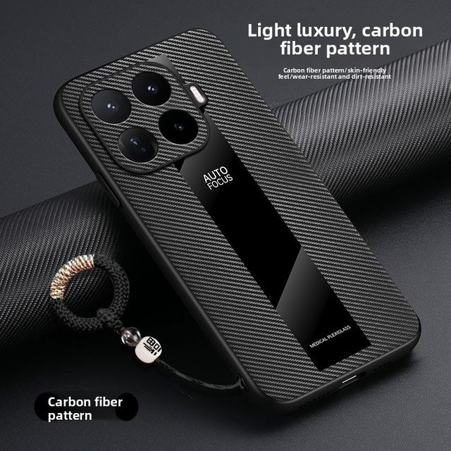 Premium Schafsleder Schutzhülle für Xiaomi 17T 15T Pro 17T Pro in Schwarz mit Antik-Handseil - Bild 1