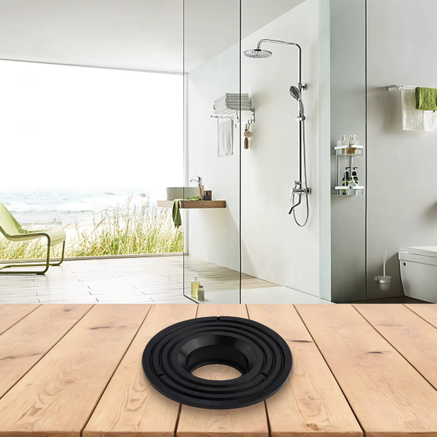 VIBRATITE Bodenablauf Reduzierer Silikon Adapter von 2'' bis 4'' für Schlauch und Abflussrohr in Küche und Badezimmer - Bild 3