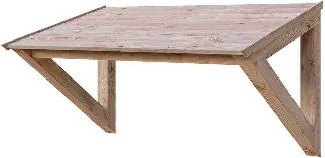 Skan Holz Vordach Poel aus Douglasie in Natur Braun, B: 148 cm, H: 87 cm - Bild 1