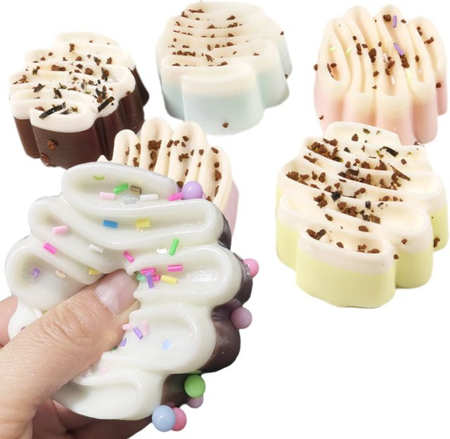 Datgo Squishy Kuchen-Quetschspielzeug, simuliertes Brot, multicolour - Bild 1