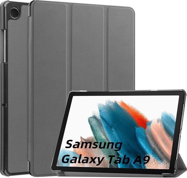 Samsung Tablet-Hülle für Galaxy Tab A9 Plus mit Magnet-Folio-Funktion in Blau - Bild 1