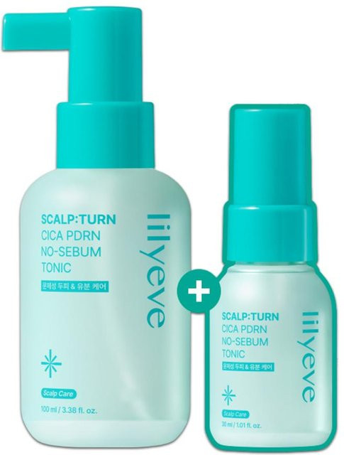 lilyeve Scalpturn Cica PDRN No-Sebum Tonic Spray, 100 ml + 30 ml, Unisex - Bild 1