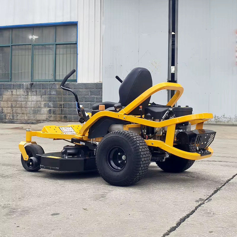 Zero-Turn-Rasenmäher für Profis mit 72-Zoll-Mähwerk, 28-PS-Benzinmotor in Gelb - Bild 3