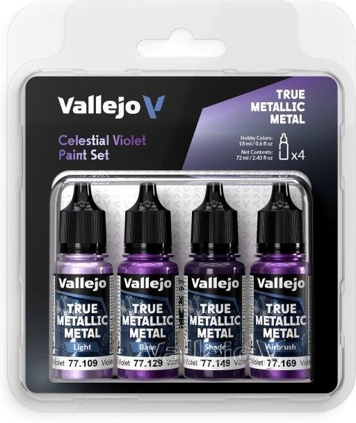 Vallejo TMM Celestial Violet, Farb-Set, Nachfüllpack, 4 x 18ml - Bild 1