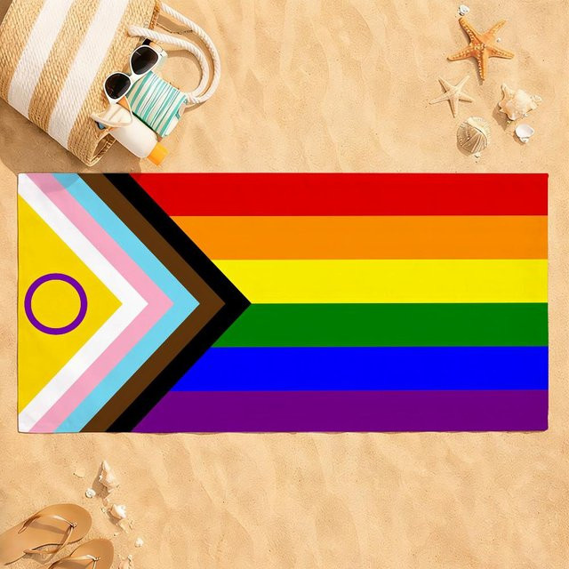 Ka Chen Mutong Regenbogen Pride Handtuch, schnelltrocknend und saugfähig, Multicolor, Breite: 30 cm, Höhe: 60 cm - Bild 1