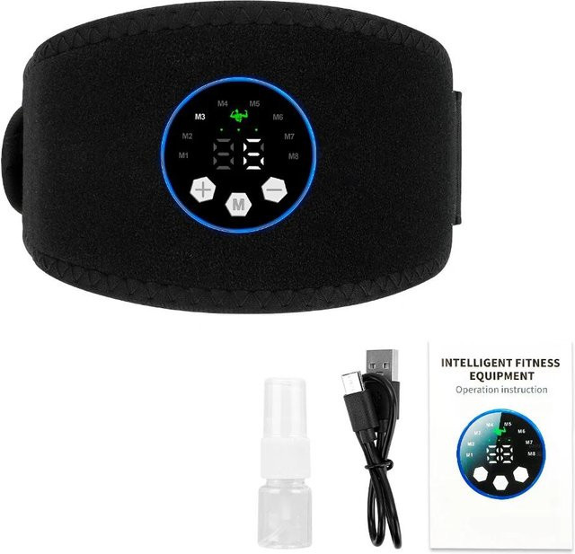 Intelligenter EMS-Muskelstimulator zur Straffung von Armen und Beinen in Schwarz - Bild 1