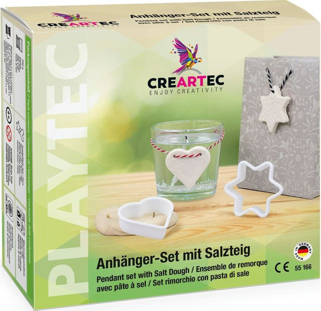 CREARTEC Kreativ-Set Salzteig Herz & Stern ab 4 Jahren - Bild 1