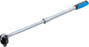 BGS Gelenkgriff ausziehbar mit Außenvierkant 12,5 mm (1/2 Zoll) in Schwarz-Silber, Länge: 450 - 600 mm - Bild 1