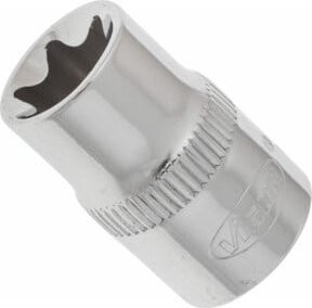 Vigour Steckschlüsseleinsatz V2145N, 3/8 Zoll (10 mm) Vierkant, E Profil, SW E14, Silber - Bild 1