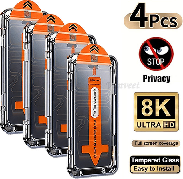 Xiaomi Anti-Spy Privatsphäre Displayschutzfolie aus gehärtetem Glas für Xiaomi 15T 14T Pro 13T 12T transparent - Bild 1