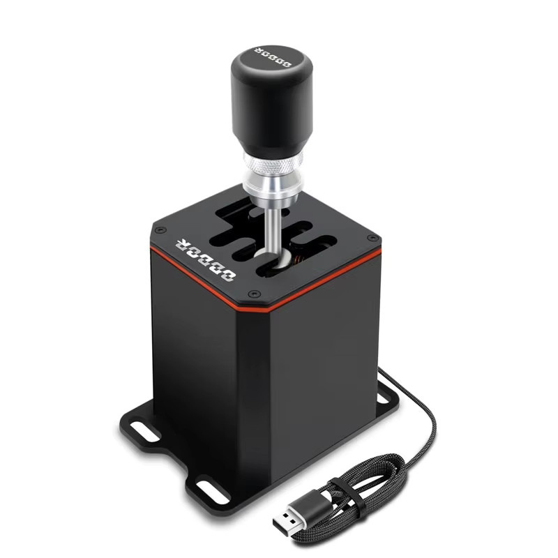 USB Sim Shifter Sequential Shifter für Logitech G29 G25 G27 G920 Simagic und MOZA Lenkradgetriebe in Schwarz - Bild 2