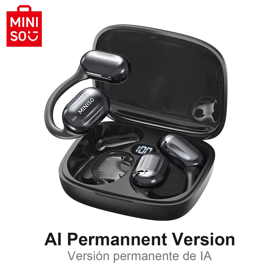 MINISO MS162 Übersetzer-Kopfhörer Bluetooth Drahtlose Face-to-Face Übersetzung Kopfhörer Schwarz - Bild 7