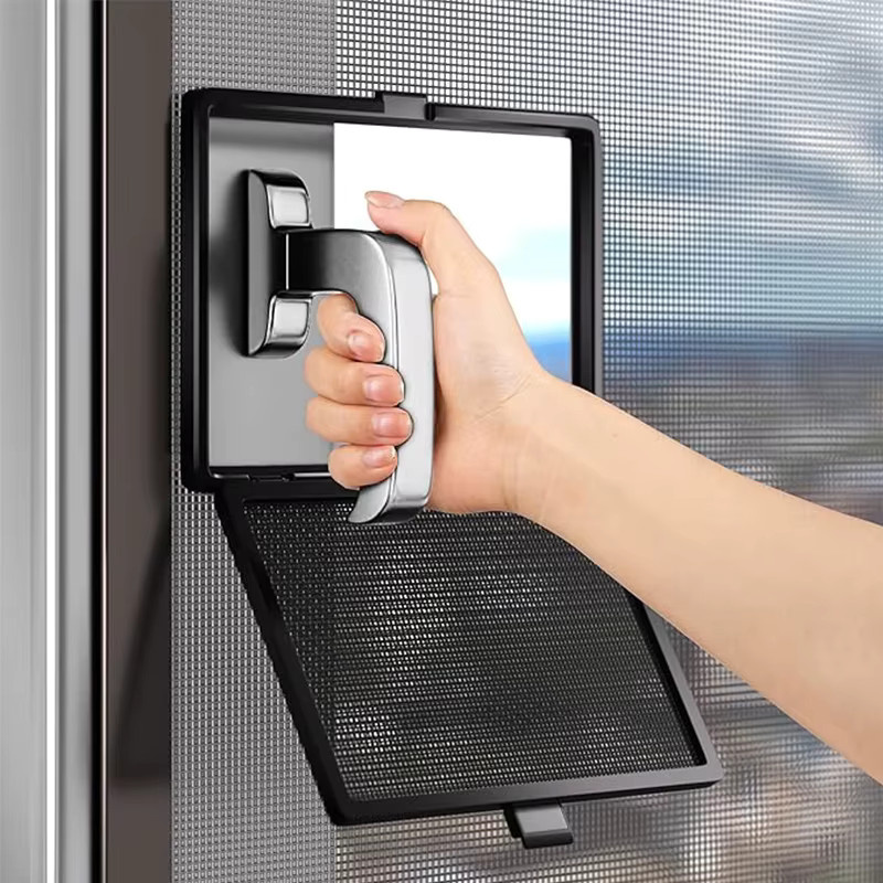 TYMF Magnetisches Moskitonetz für Fenstergitter aus Fiberglas in Schwarz - Bild 2