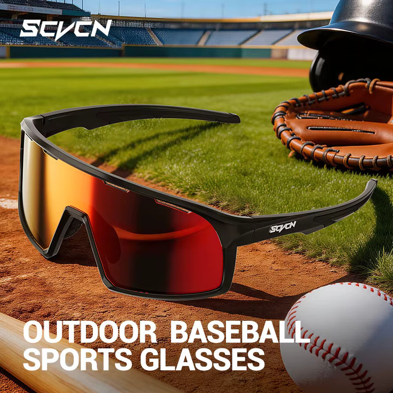 Scvcn Sportsonnenbrille, Unisex, Vollrand, Kunststoff - Bild 5