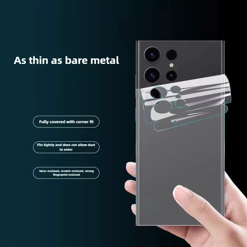 2 Stück Hydrogel Rückseiten-Schutzfolien für Samsung Galaxy S26 Ultra Plus S26U S26+ in Transparent HD Klar - Bild 2