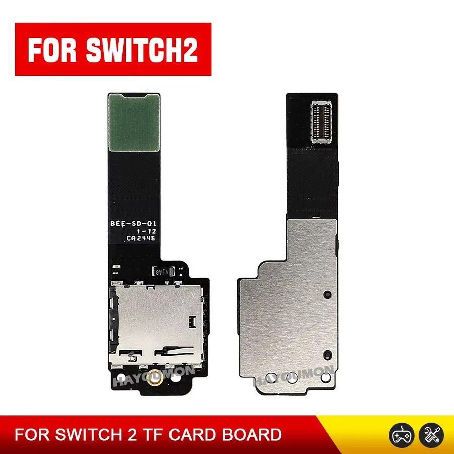 Nintendo Switch Ersatz-Micro-SD-Kartensteckplatz-Platine, TF-Kartenleser-Board-Sockel für die Konsole, Schwarz - Bild 2