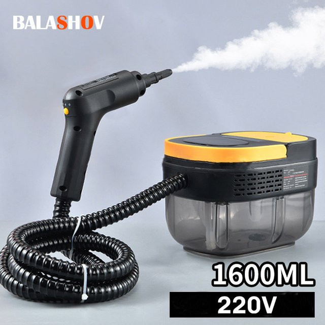 BALASHOV Handheld Dampfreiniger in Grau und Schwarz für Küche, Haushalt und Auto - Bild 1