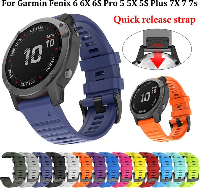 Smartwatch-Armband Silikon, 22 26 mm, Unisex - Bild 1
