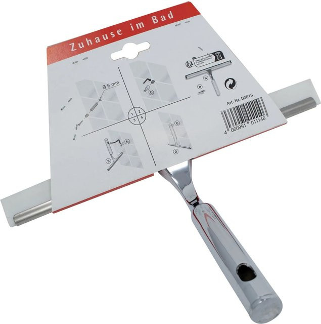 Schulte Glaswischer aus Metall in Silber, Breite: 27 cm - Bild 1
