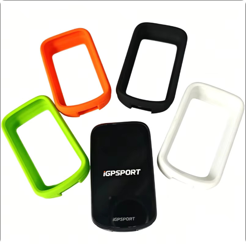 IGPSPORT Silikon-Softshell-Schutzhülle in Schwarz für BSC500 Fahrradcomputer mit Displayschutzfolie - Bild 2