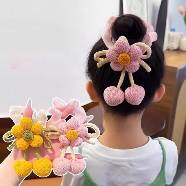 Haarbänder für Kinder, Blumen, elastisch - Bild 1