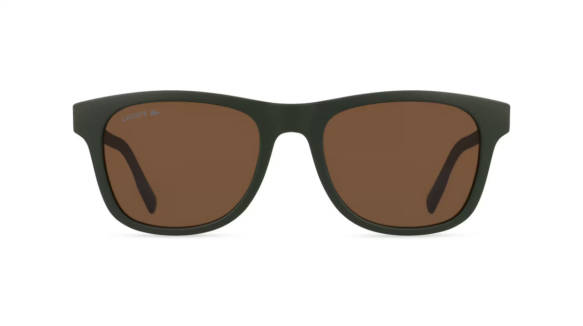 Lacoste L969S Sonnenbrille, Vollrand, Quadratisch, Kunststoff, Herren, Grün - Bild 1