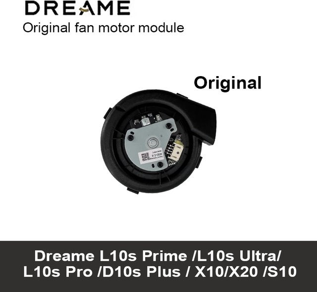 Original Lüftermotormodul MSD-C-3 für Dreame Staubsauger L10s Prime, L10s Ultra, L10s Pro, D10s Plus, X20 und S10 in Schwarz - Bild 1