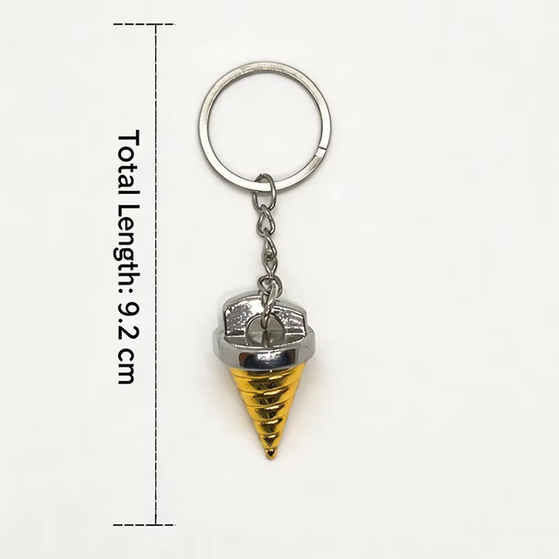 Halskette Schlüsselanhänger Gurren Lagann Kernbohrer, Metall, Anhänger - Bild 2