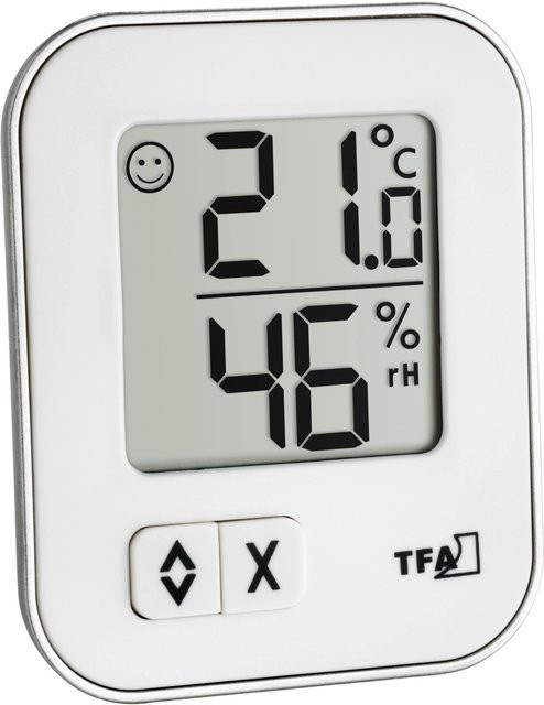 TFA Digitales Thermo-Hygrometer Moxx Weiß mit Komfortzonen-Indikator - Bild 1