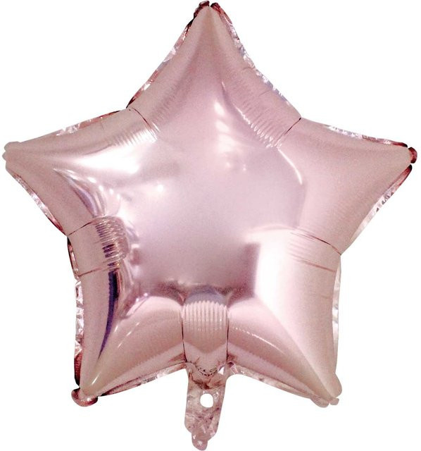 Rico Design Folienballon Stern in Rosa, Durchmesser: 36 cm - Bild 1
