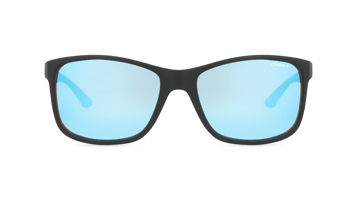 O'Neill ON9058 Sonnenbrille Damen, Vollrand, Eckig, Kunststoff, Schwarz - Bild 1