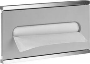 Keuco Modul Waschtisch 4 Plan Integral mit Papierspender in Silber, B/T/H: 32,6 x 18,5 x 14,3 cm - Bild 1