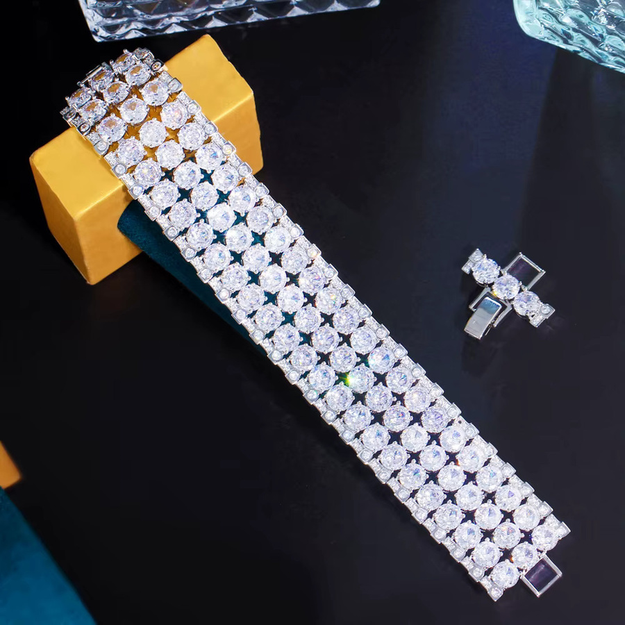 Pera Armband, Silber, Kristall, Damen - Bild 5