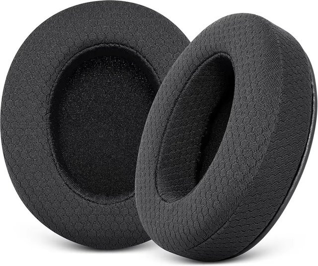Sony Ersatz-Ohrpolster aus Netzstoff mit Memory-Schaum in Schwarz für MDR 7506, MDR V6, V7 und MDR-CD900ST Kopfhörer - Bild 1