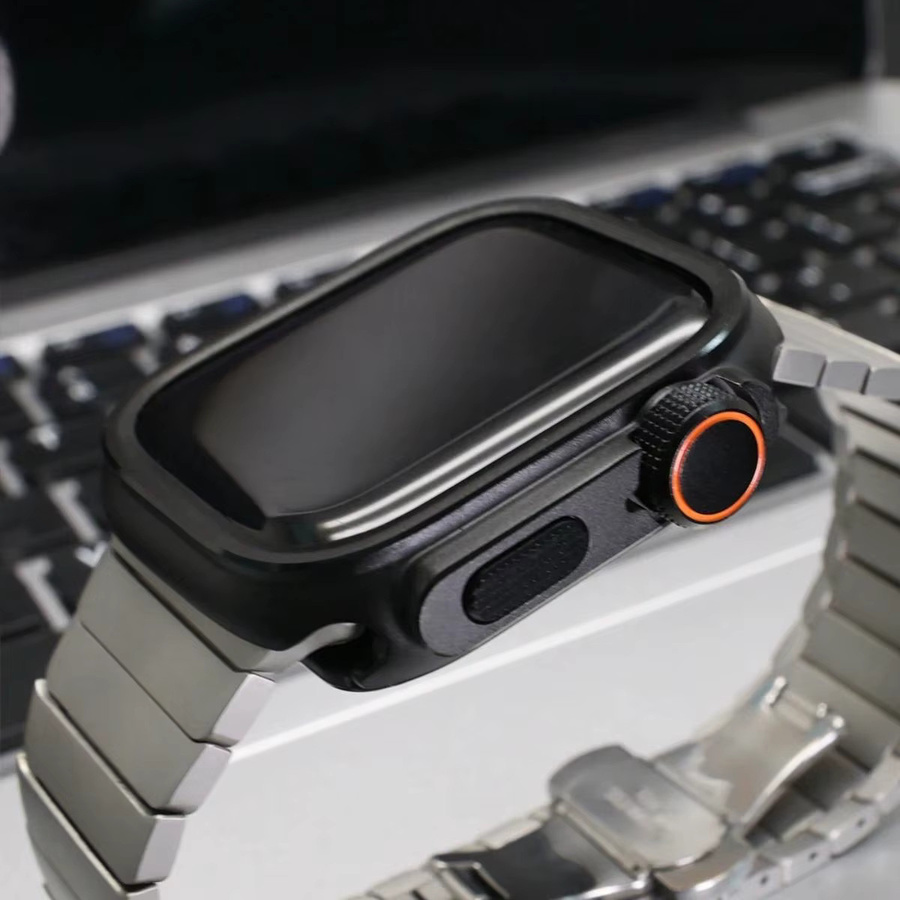 FancyWrist Metallrahmengehäuse für Apple Watch, Edelstahl, Unisex - Bild 2