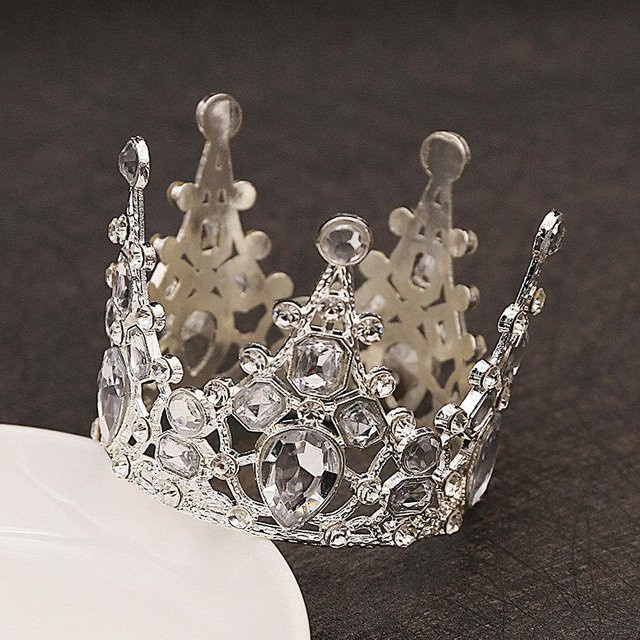 YIRAN Jewelry Diadem, Kristall, Messing, Gold, Kinder - Bild 1