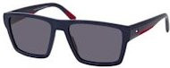 Tommy Hilfiger TH 2324/S Sonnenbrille, Quadratisch, Vollrand, Herren, Plastic, Black - Bild 1