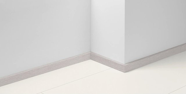 Parador Sockelleiste SL 3 Eiche D005 in Braun und Grau aus MDF, Höhe: 40 mm, Tiefe: 16 mm, Länge: 2.200 mm - Bild 1