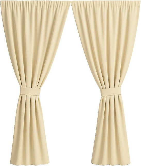 Setgarden Curtain Garden Outdoor Vorhang Beige, 2 Stück, B: 155 cm, H: 200 cm - Bild 1